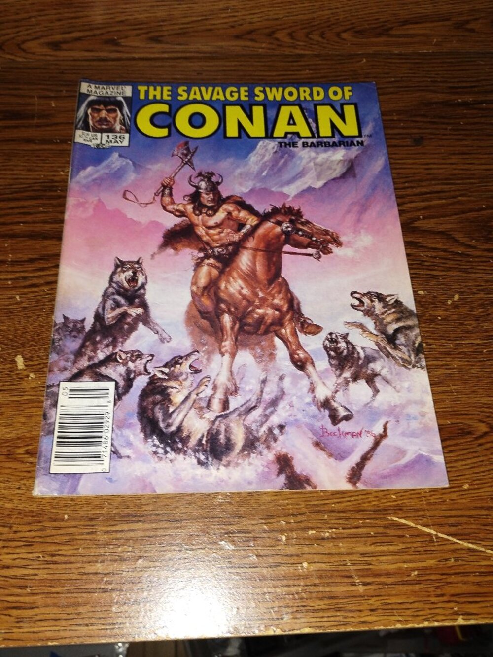 The Savage Sword of Conan the Barbarian #136 (Marvel Magazine, 1987)